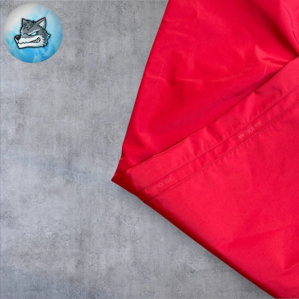 Nike Air Jordan Wings Red Track Pants Storm Loose-Fit Mens Size Small HV0083-659